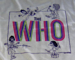 The Who - 1970s tour shirt