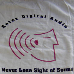 Antex Digital Audio T-Shirt:  "Never Lose Sight of Sound"