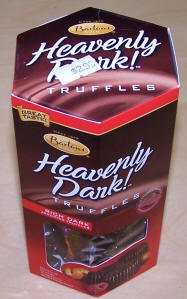 Bartons Heavenly Dark Truffles package, unopened