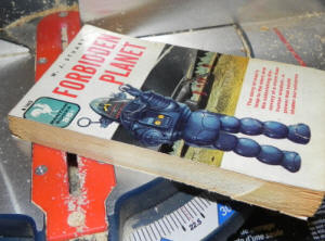 Forbidden Planet book with binding removed.