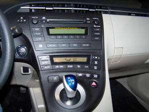 2010 Prius center console without navigation system