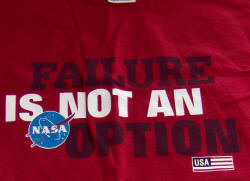 NASA "Failure is not an option" T-shirt