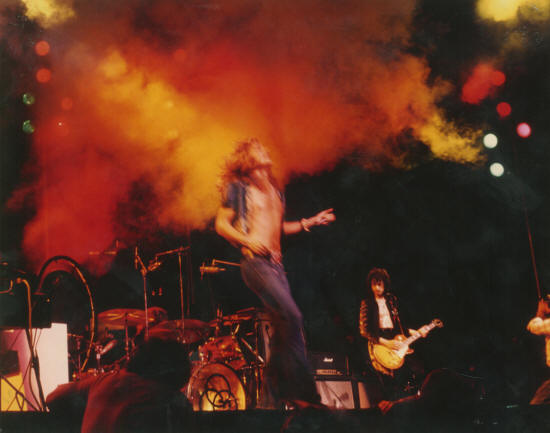 Led Zeppelin in Concert 28 July 1973 - Copyright Richard Factor