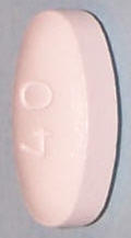 40 mg Lipitor pill