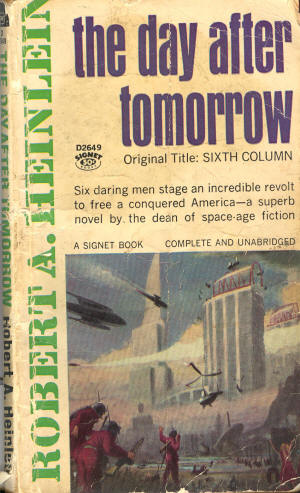 Signet Edition Cover - The Day After Tomorrow - Robert A. Heinlein