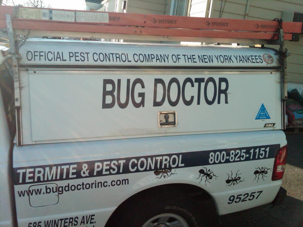 Bug Doctor - "Official Pest Control Company of the New York Yankees"