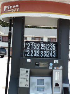 First brand gasoline prices 27 May 2009 in NJ