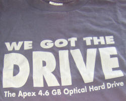 Apex Optical Hard Drive T-shirt